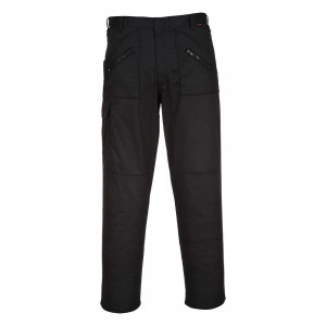 Pantaloni de lucru ACTION cu 11 buzunare, culoare negru