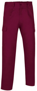 Pantaloni de lucru CASTER, subtiri, grena