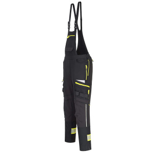 Pantaloni de lucru cu pieptar, Premium, elastici, genunchiere incluse