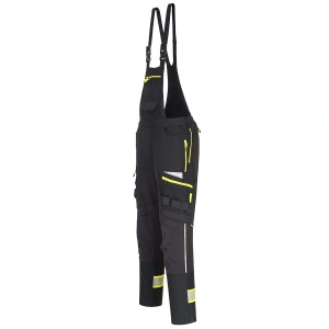 Pantaloni de lucru cu pieptar, Premium, elastici, genunchiere incluse