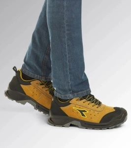 Pantofi de protectie S1P SRC, COUNTRY LOW, bombeu compozit, material respirabil, culoare maro inchis