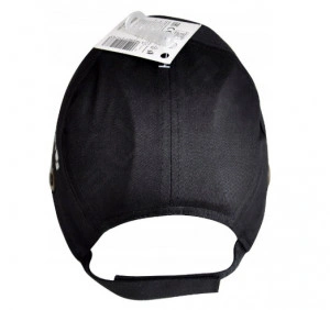 Sapca de protectie cu calota detasabila si gauri de ventilatie, neagra