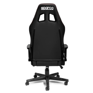 Scaun de birou Sparco Coach negru/rosu - Img 4