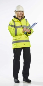 Jacheta de dama HiVis rezistenta la -40°C - galbena