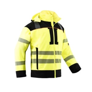 Jacheta softshell LORO, de iarna, impermeabila, rezistenta la vant, gluga detasabila