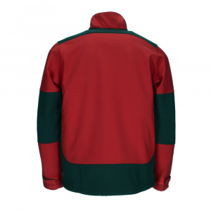Jacheta softshell SAPONI cu trei buzunare si design bicolor 