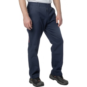 Pantaloni de lucru ignifugi pentru sudori, cusaturi duble