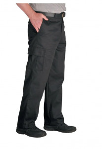 Pantaloni tactici unisex Combat, de culoare negru