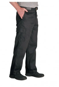 Pantaloni tactici unisex Combat, de culoare negru