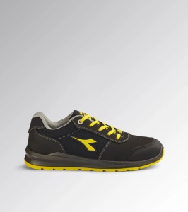 Pantofi de protectie S1PS ESD, SPEEDY LOW, bombeu compozit, piele intoarsa, culoare galben cu negru