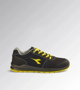 Pantofi de protectie S1PS ESD, SPEEDY LOW, bombeu compozit, piele intoarsa, culoare galben cu negru