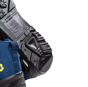 Pantofi de protectie usori ECOFITZ cu sireturi reflectorizante - navy