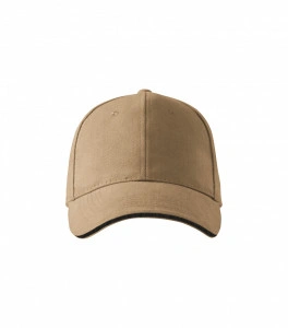 Sapca unisex cu gauri de ventilatie si catarama reglabila - crem