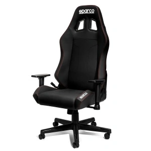 Scaun de birou Sparco Coach negru/rosu
