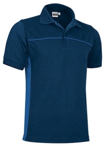 Tricou polo cu maneca scurta, THUNDER in doua tonuri, navy