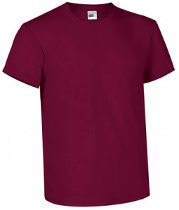 Tricou unisex RACING, bumbac - visiniu