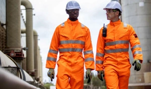 Combinezon Hi-Vis poli-bumbac - portocaliu