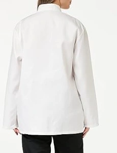 Jacheta alba de bucatar, unisex