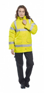 Jacheta de dama HiVis rezistenta la -40°C - galbena