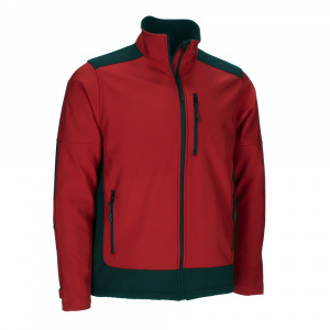 Jacheta softshell SAPONI cu trei buzunare si design bicolor