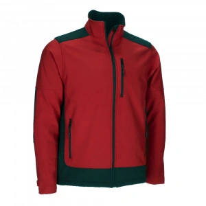 Jacheta softshell SAPONI cu trei buzunare si design bicolor