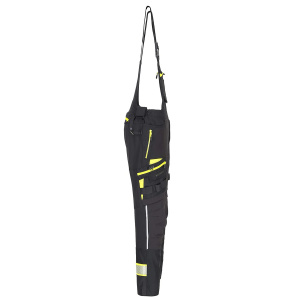 Pantaloni de lucru cu pieptar, Premium, elastici, genunchiere incluse