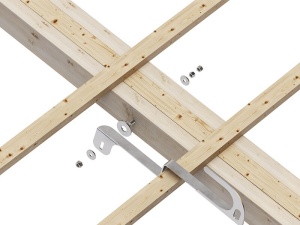 Punct de ancorare pentru structuri mici precum scari, acoperisuri inclinate sau ideal pentru carlig scari
