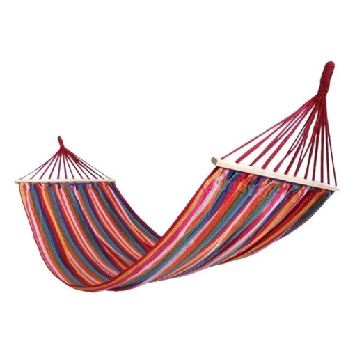 Hamac cu Dungi Multicolore, 200x100 cm