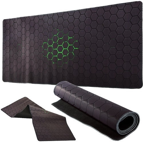 Mouse pad pentru gaming, Material flexibil si durabil, Dimensiuni 90x40 cm