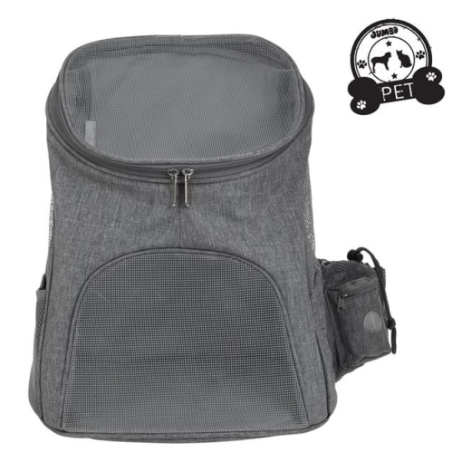 Rucsac pentru animale de companie, pentru transport, dimensiuni 30x30x45cm, gri