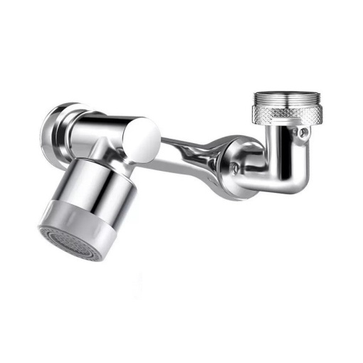 Extensie Robinet Rotativ - Adaptor baterie chiuveta, Argintiu/Chrome