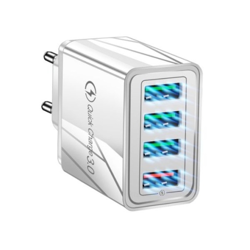 Incarcator cu 4 porturi USB 3.0,Incarcare ultra-rapida