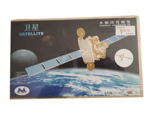 Puzzle 3D Satellite - model 2 pentru copii