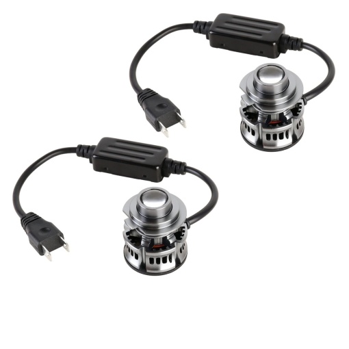 Set 2 becuri auto V6 laser, H7 9006 LED, 100W, alb, 6000K, 5200LM, 12V