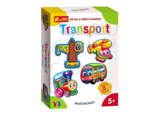 Set creativ modelare Ranok 8 magneti Flori si fluturi pentru copii de 5 ani+