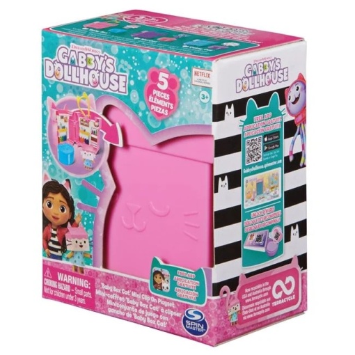 Set de joaca Gabby's Dollhouse Clip On, cu accesorii incluse, 8x5.5x10cm, multicolor