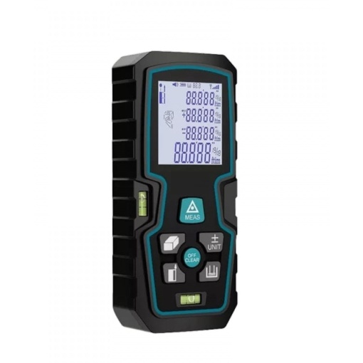 Telemetru cu Laser Profesional, cu Boloboc, Ecran LCD, 4 Unitati de Masura, distanta maxima 80m