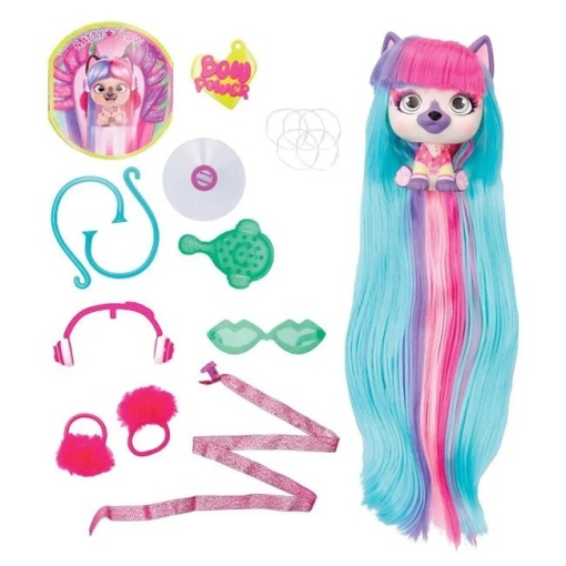 VIP Pets S3 Bow Power, cu accesorii incluse, varsta de la 9 luni la 3 ani, multicolor