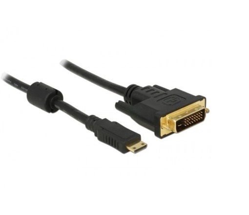 Cablu HDMI 19 pini la DVI dual Link 24+1 pini, 5Mbps, 2m lungime