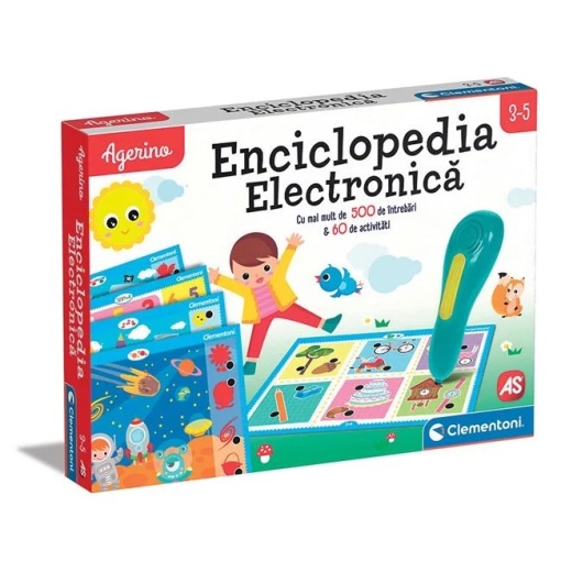 Joc educativ „Enciclopedia Electronica”, varsta 3-5 ani, dimensiuni 34.5x5x25.5cm, multicolor