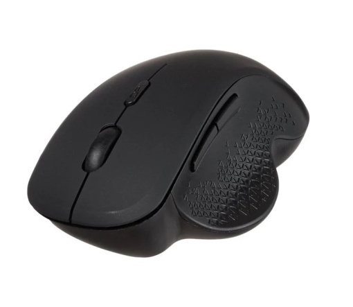 Mouse pentru Calculator, Wireless,Bluetooth, cu Adaptor 2.4 GHz, negru