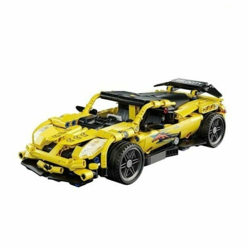Set constructie Auto, pachet ansamblare masina cu peste 500 piese micro, copii 6 ani+