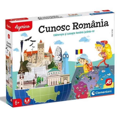 Joc de societate „Cunosc Romania”, multicolor
