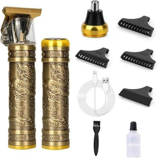 Aparat de tuns si de ras 2 in 1, Portabil, Reincarcabil USB, Rezistente la apa
