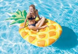 Saltea gonflabila Intex Ananas multicolor, 2.16m x 1.24m, pentru o persoana