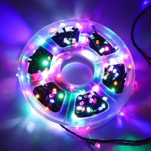 Instalatie Lumini Tip Rola, Liniara, 50m Lungime, 240 LED-uri, Lumina Alba Calda/Rece, Albastra sau Multicolora