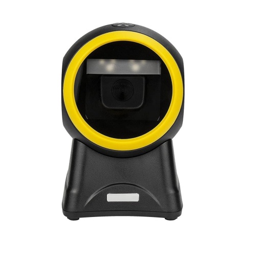 Scaner de coduri de bare cu cablu USB, 1D 2D QR, Omnidirectional, negru-galben