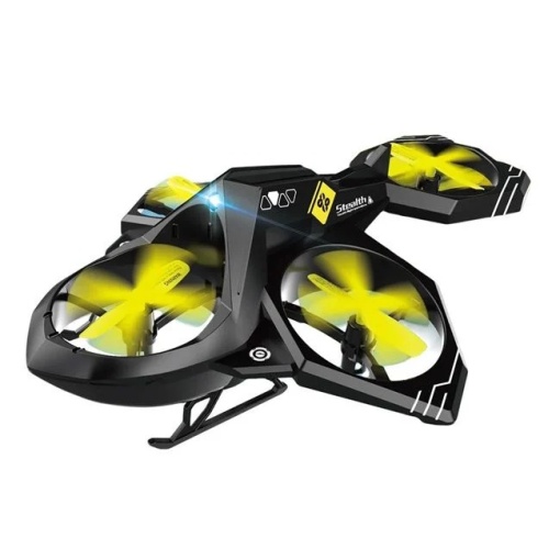 Drona eagle cu rotire automata, mod headless, cu telecomanda Giroscop si lumini, 24x20x7.8cm, negru