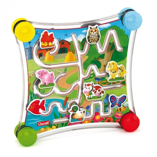 Joc labirint cu 2 fete Puzzle Labirinto Quercetti
