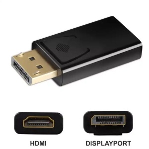 Adaptor DisplayPort la HDMI pentru TV/Proiector Viteza 10.8 GB/s, Negru - Img 7